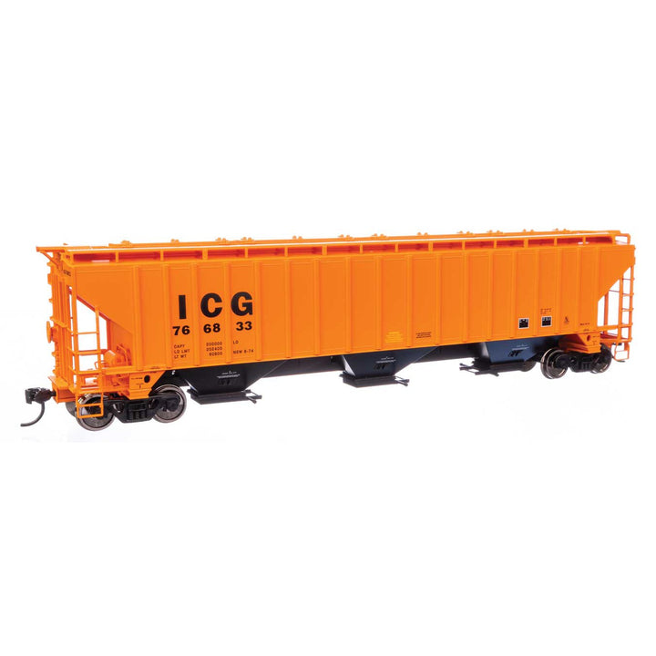 HO Scale Walthers Mainline Trinity 4750 Covered Hopper Illinois Central Gulf