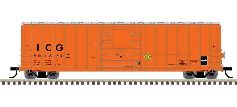 HO Scale Atlas Master Line Berwick 50' Boxcar Illinois Central Gulf
