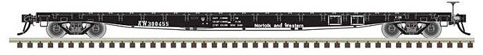 N scale Atlas Master Line GSI 60' flat car N&W