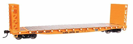 HO Scale Walthers 53' GSC Bulkhead Flatcar Illinois Central Gulf