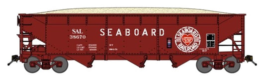 N scale Bluford Shops Seaboard 3-Bay Offset Side Hopper