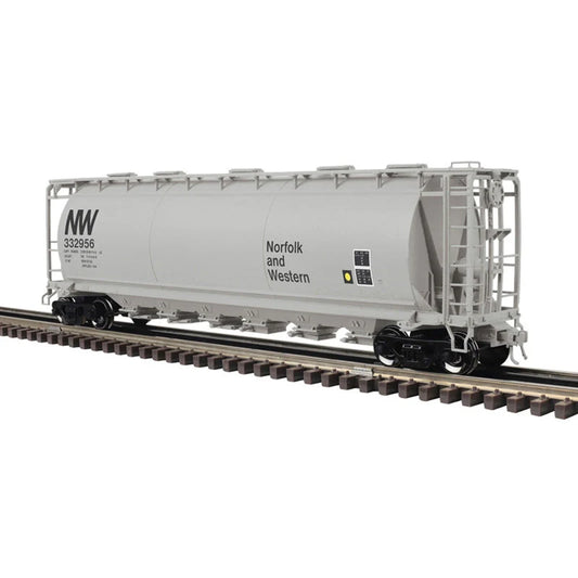 HO Atlas Master Line 6-Bay Cylindrical Hopper Norfolk & Western