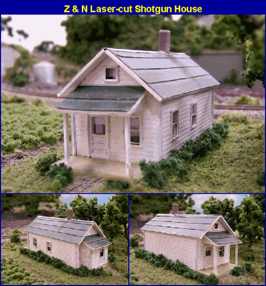 N Scale Blair Line Shotgun House