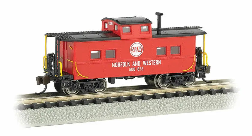 HO Bachmann Silver Series Northeast Steel Caboose Norfolk & Western #500825